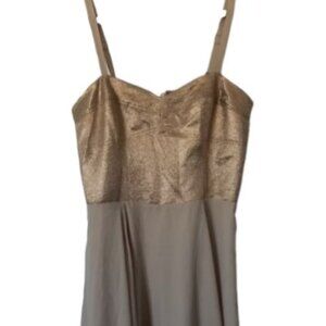NWT Express Rose Gold Cream Mini Dress, Size 10